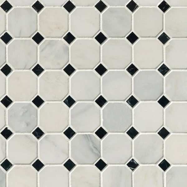 ARABESCATO CARRARA 2" OCTAGON MOSAIC