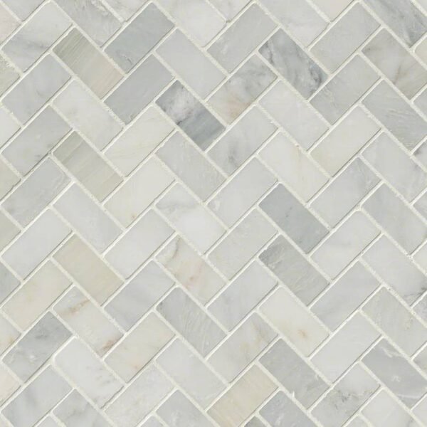 ARABESCATO CARRARA HERRINGBONE MOSAIC