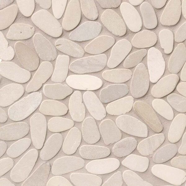 SLICED EARTH PEBBLES MESH BACKED
