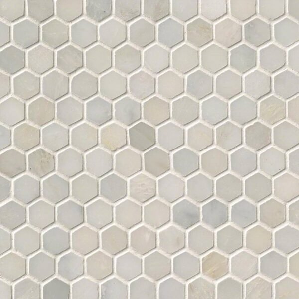 GREECIAN WHITE 1 HEXAGON MOSAIC
