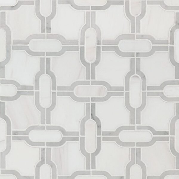 BIANCO GRIDWORK POLISHED