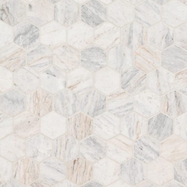 CAPRI BLUE 2" HEXAGON HONED