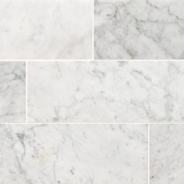 CARRARA WHITE 4X12 HONED