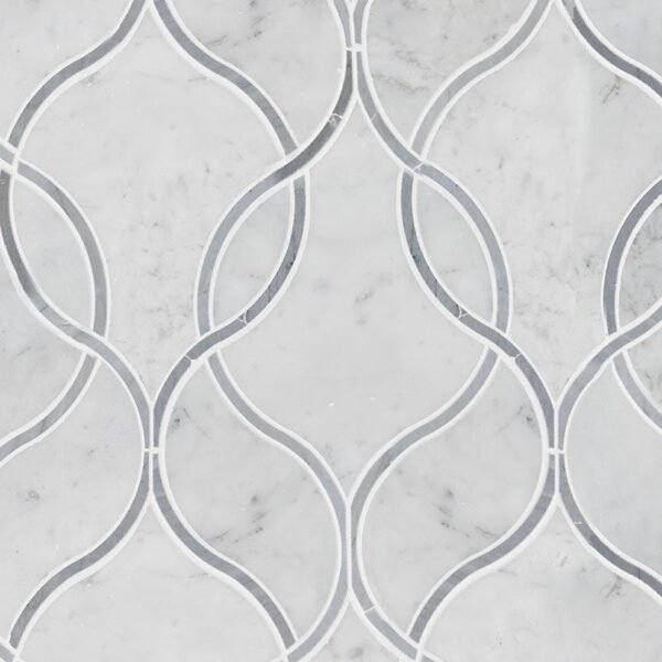 CARRARA WHITE ELLIPSIS POLISHED