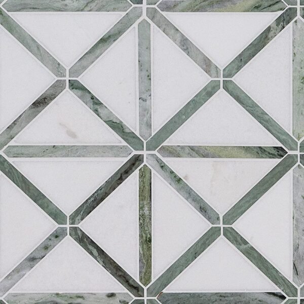 VERDANT GREEN GEOMETRICA PATTERN